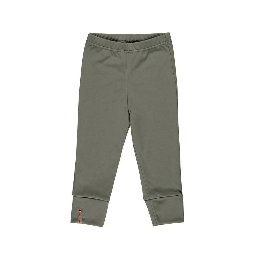 Children’s Merino Wool Pants – Khaki / Green