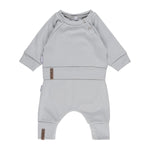 Children’s Merino Wool Top and Trousers Set – Grey