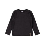 Children’s Merino Wool Top – Dark Grey