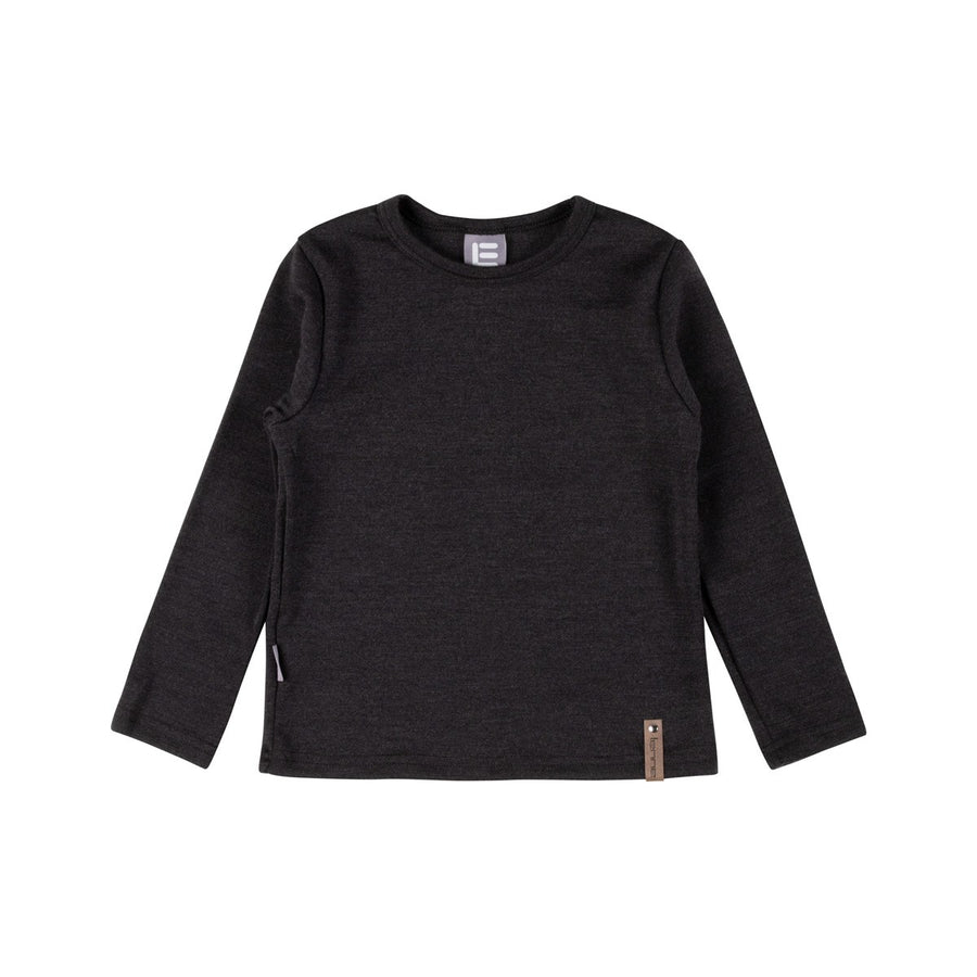 Children’s Merino Wool Top – Dark Grey