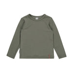 Children’s Merino Wool Top – Khaki / Green