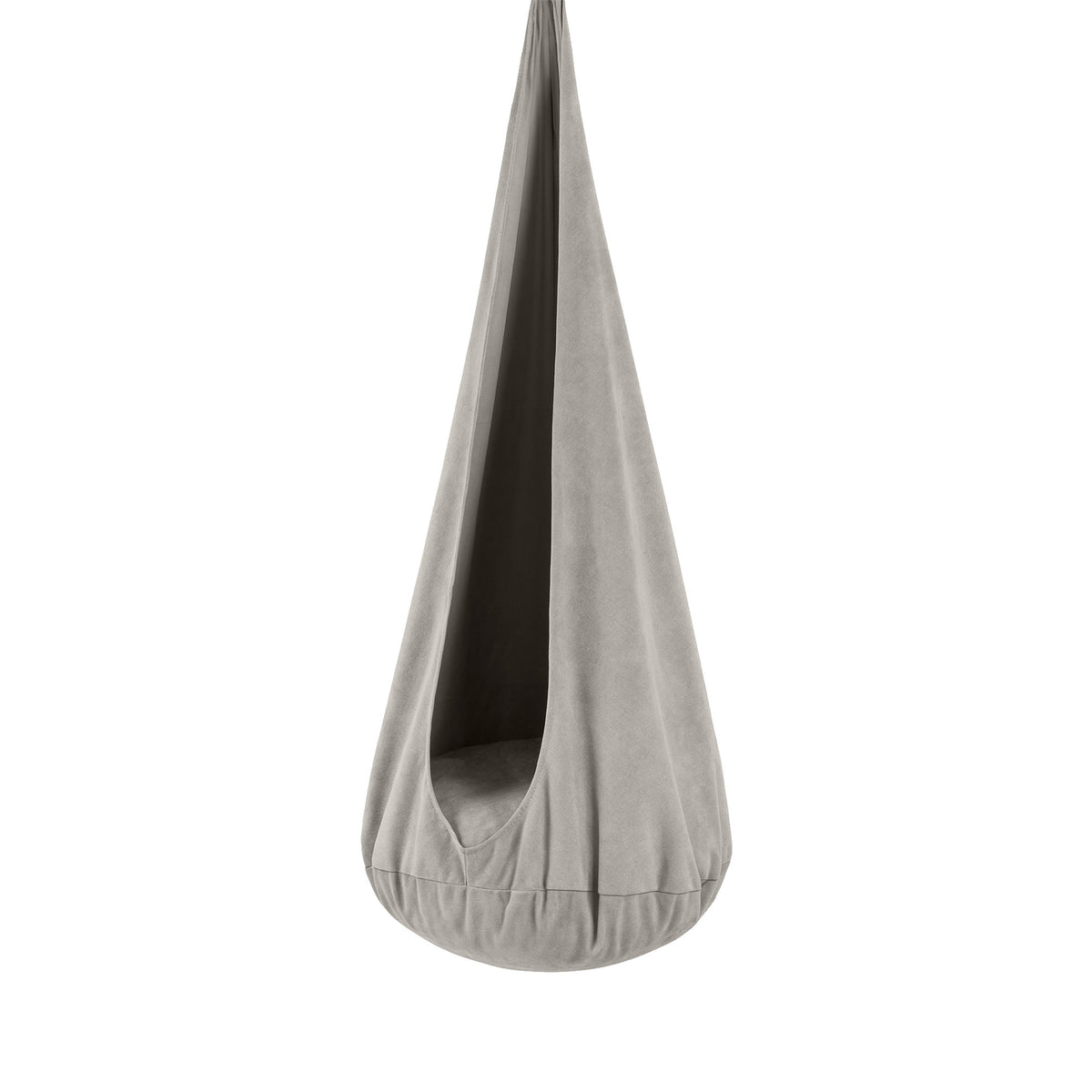 Bees&Blooms Cocoon Swing Steingrau – Kinder-Hängesessel aus Cord bis 80 kg – Produktbild 1
