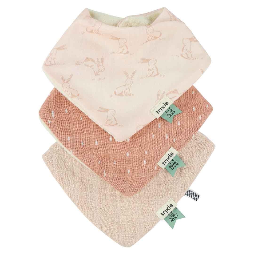 Baumwoll-Bandana 3er-Set – Rosy Rabbit – Produktbild 1