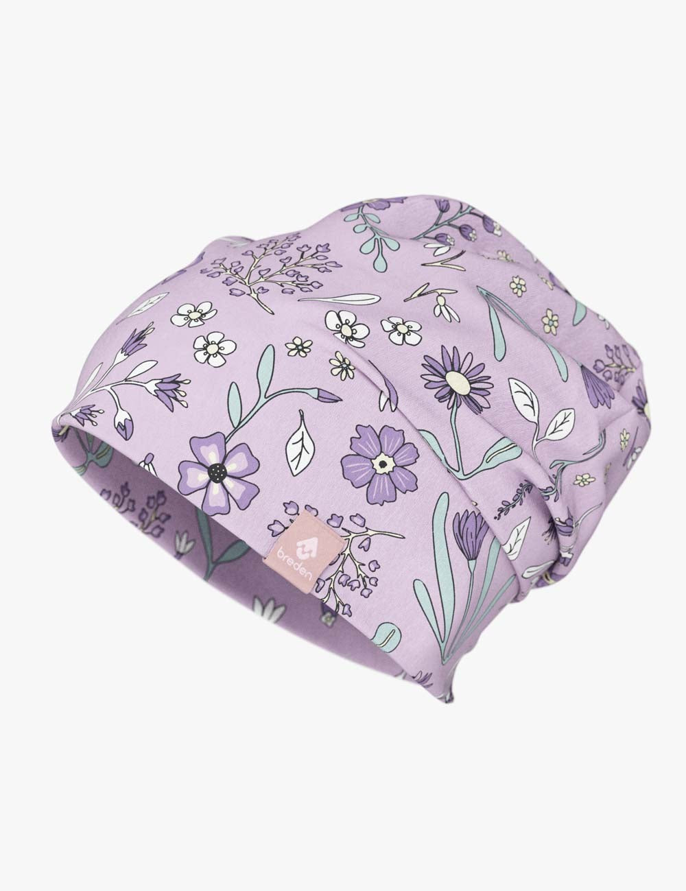 Baumwoll-Beanie mit Umschlag DARGO – Sunny Petals – Produktbild 2