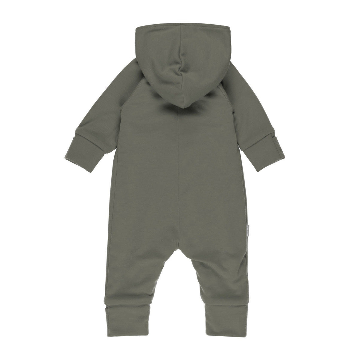 Cotton-Lined Merino Wool Baby Overall – Khaki