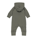 Cotton-Lined Merino Wool Baby Overall – Khaki