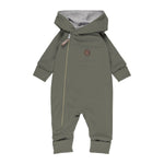 Cotton-Lined Merino Wool Baby Overall – Khaki