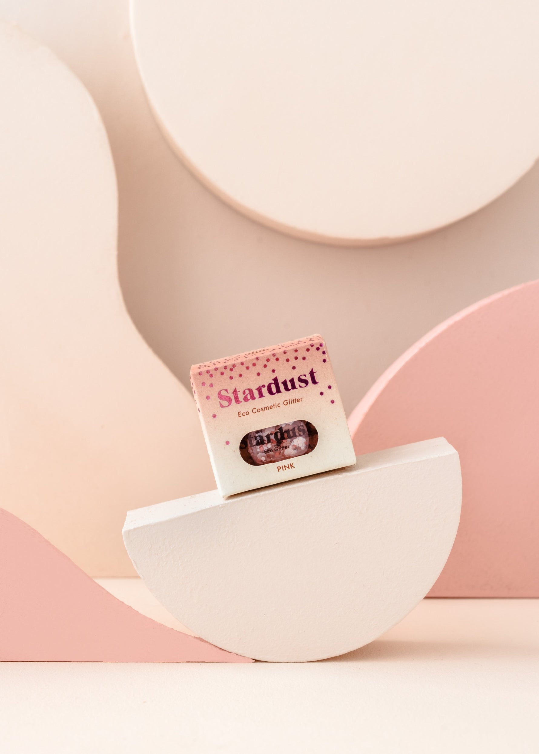 Dekorativer Bio-Glitzer – Rosa Sternenstaub – Produktbild 2