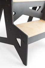 Ewart Woods Tritthocker aus Holz – stabiler Kinderhocker bis 100 kg belastbar – Produktbild 4
