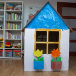 DIY-Spielhaus aus Pappe für Kinder – Produktbild 2