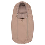 Down-Filled Baby Winter Footmuff – Brown / Beige, One Size