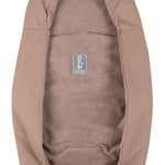 Down-Filled Baby Winter Footmuff – Brown / Beige, One Size