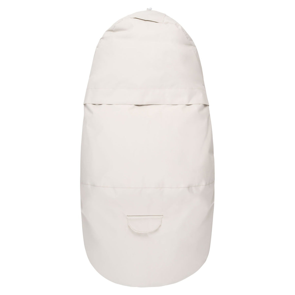 Down-Filled Baby Winter Footmuff – White / Beige, One Size