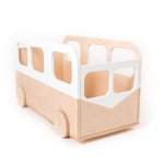 Ewart Woods Spielzeugkiste Bus auf Rädern – Holz-Aufbewahrungsbox für Kinder – Produktbild 4