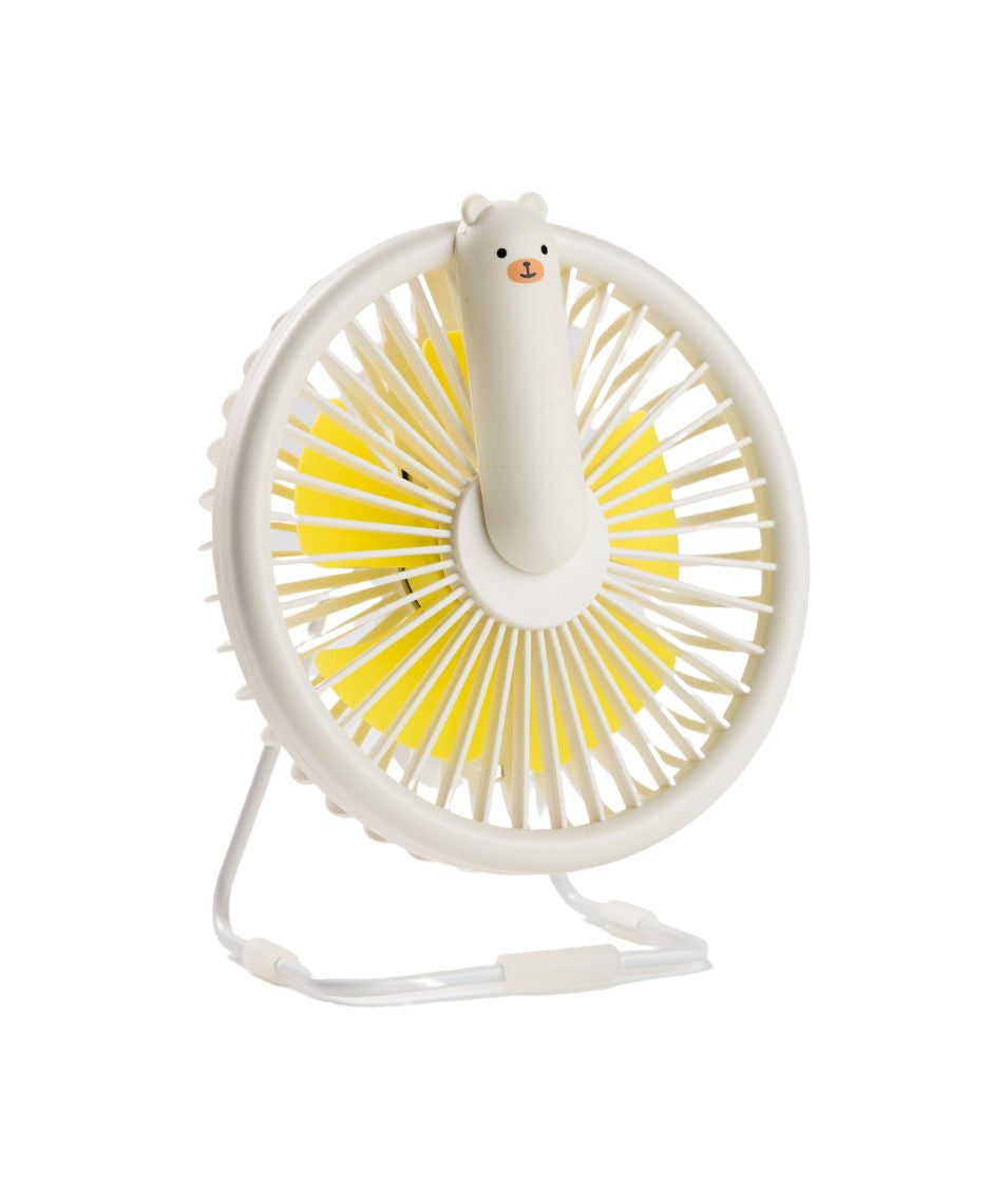 Kinderlampe Kleiner Bär mit Ventilator – Weiß – Produktbild 4