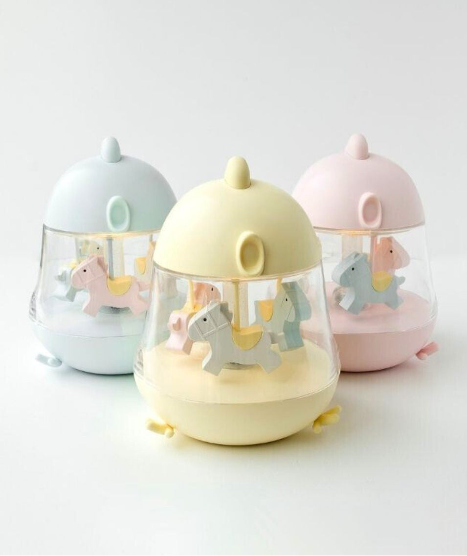 Kinderlampe mit Karussell und Musik – Blau – Produktbild 3