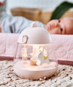 Kinderlampe mit Karussell und Musik – Rosa – Produktbild 3
