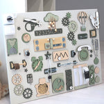 Extra large Montessori sensory busy board (60×80 cm)