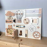 Extra small busy board with doors (30×40 cm)
