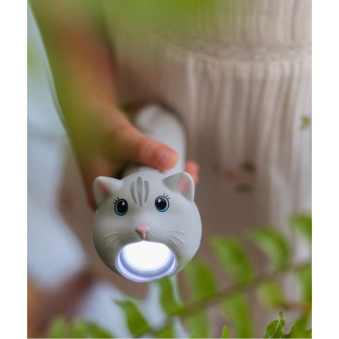 Kinder Taschenlampe Katze MIMI – dimmbares Silikon-Nachtlicht mit USB-C – Produktbild 2