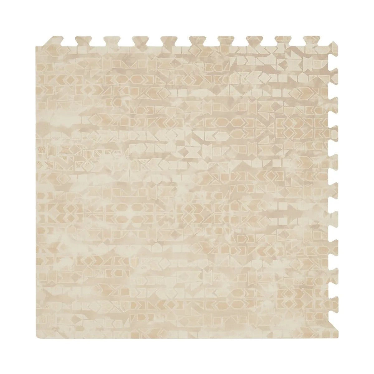 Schaumstoff-Puzzlematte Anya Linen – Baby-Spielmatte aus EVA 120 x 180 cm