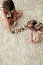 Schaumstoff-Puzzlematte Anya Linen – Baby-Spielmatte aus EVA 120 x 180 cm