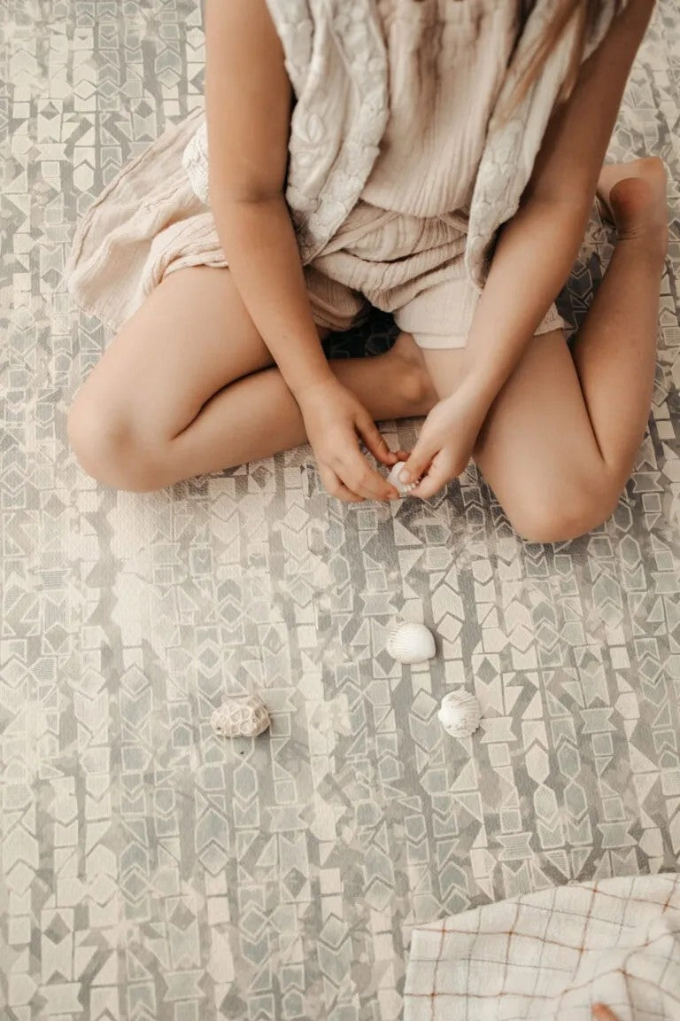 Schaumstoff-Puzzlematte Anya Stone – Baby-Spielmatte aus EVA 120 x 180 cm