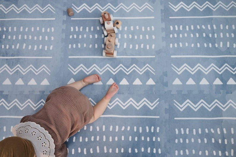 Schaumstoff-Puzzlematte – Boho Azure – Produktbild 4