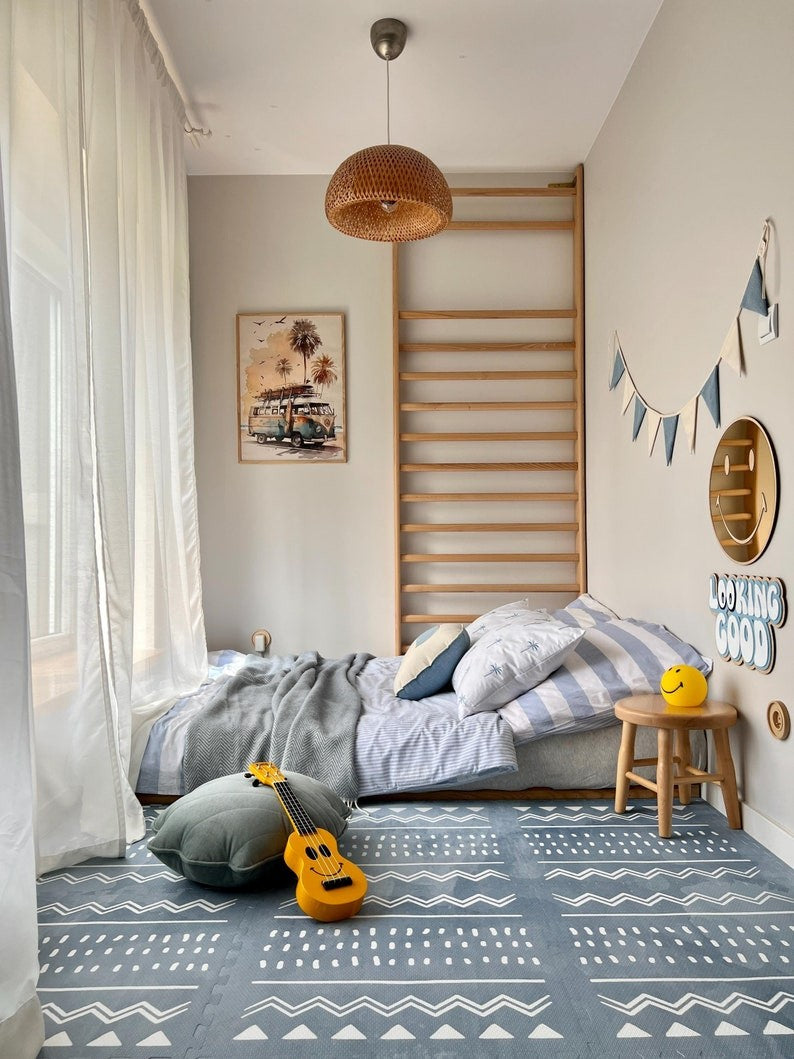 Schaumstoff-Puzzlematte – Boho Azure – Produktbild 1