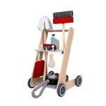 Putzwagen-Spielset aus Holz – Produktbild 1