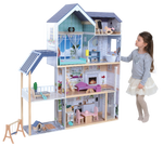 Puppenhaus Crystal aus Holz mit LED-Beleuchtung – Produktbild 4