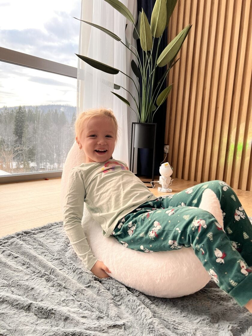 Handgemachtes Mondkissen für Babys & Kleinkinder – Großes Kuschelkissen fürs Kinderzimmer – Produktbild 3