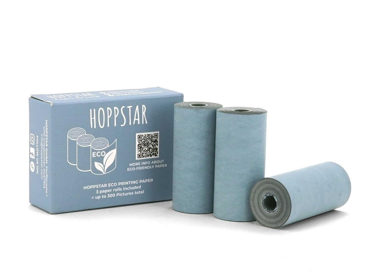 Hoppstar Eco Nachfüllpapier – 3 umweltfreundliche Thermopapier Rollen für Artist Kamera – Produktbild 3