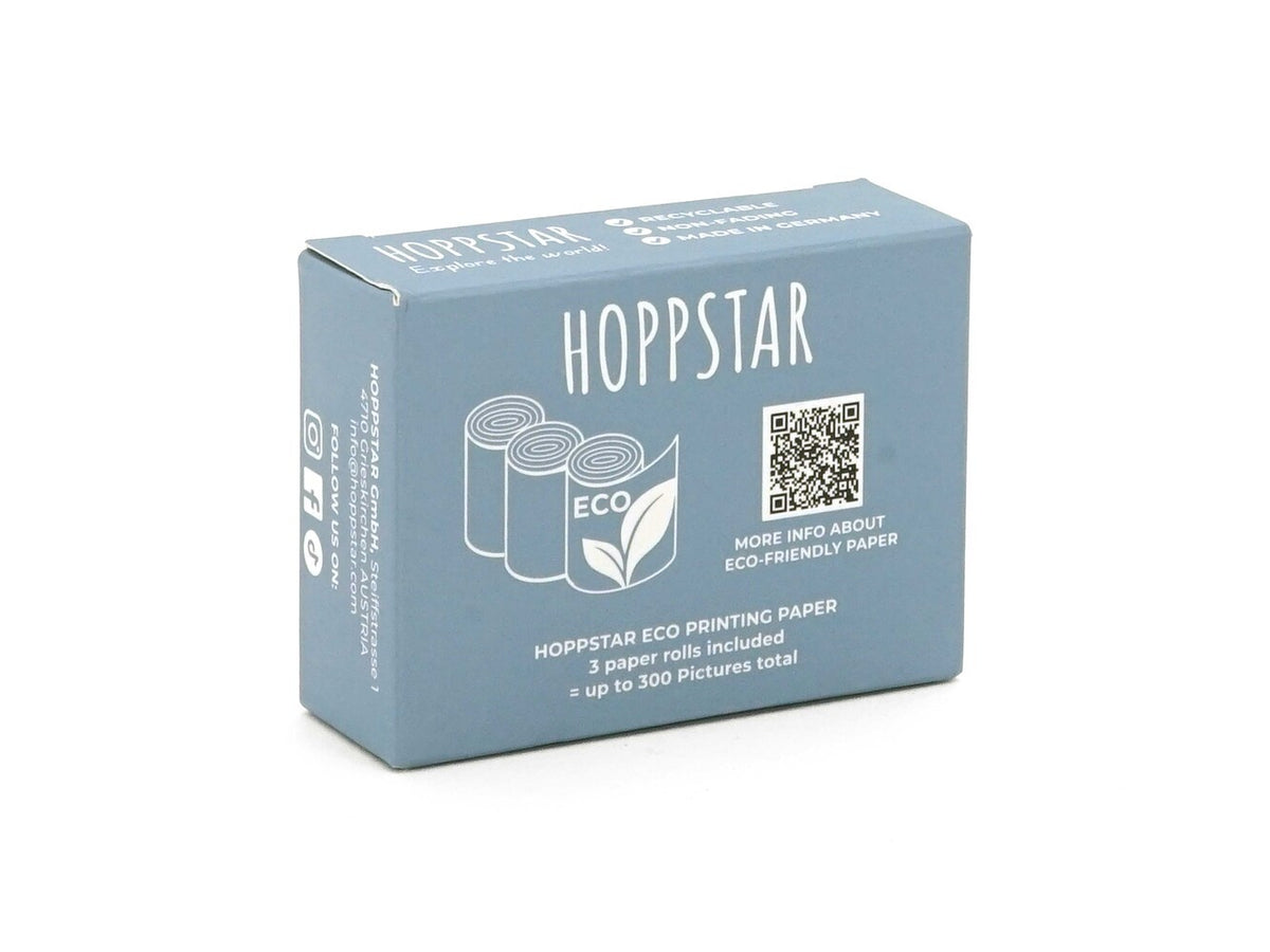 Hoppstar Eco Nachfüllpapier – 3 umweltfreundliche Thermopapier Rollen für Artist Kamera – Produktbild 2