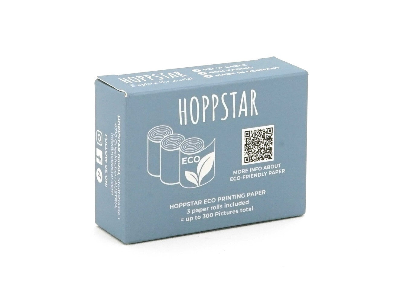 Hoppstar Eco Nachfüllpapier – 3 umweltfreundliche Thermopapier Rollen für Artist Kamera – Produktbild 2
