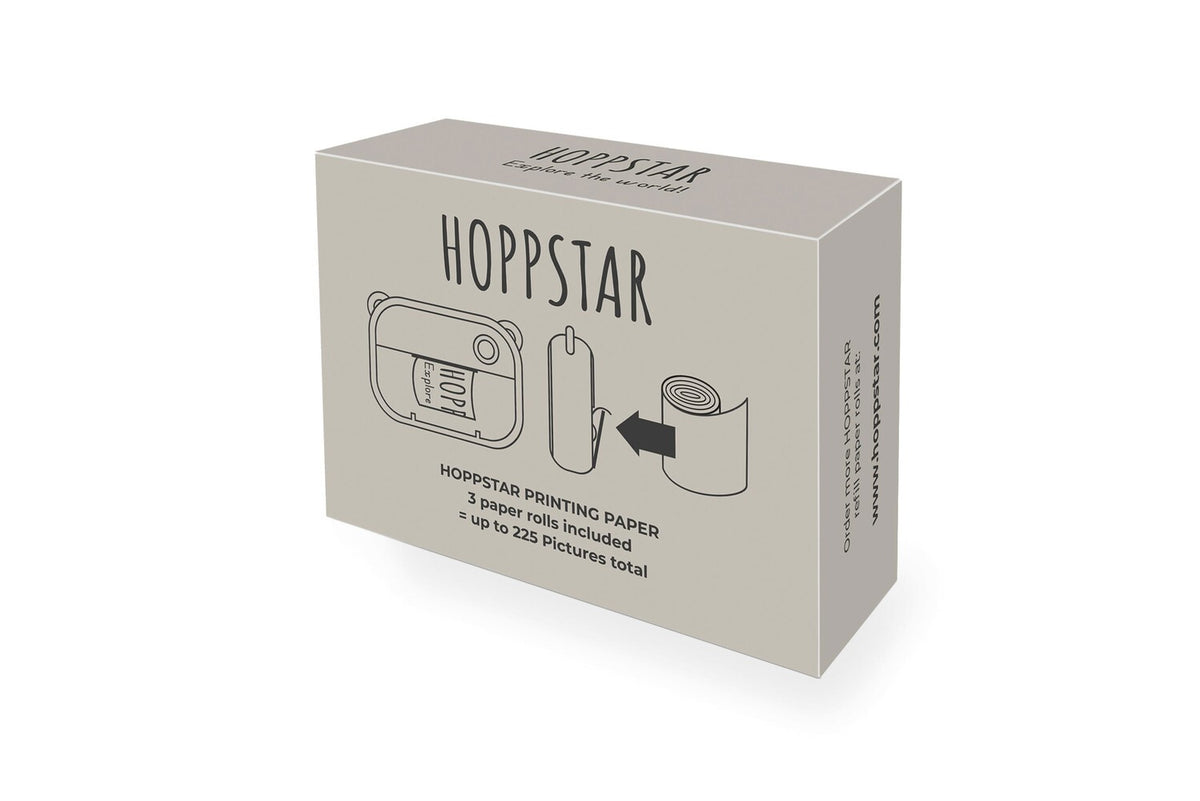 Hoppstar Nachfüllpapier Weiß – 3 Thermopapier Rollen für Artist Kamera – Produktbild 2