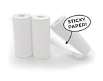 Hoppstar Nachfüllpapier selbstklebend Weiß – 3 Thermopapier Rollen für Artist Kamera – Produktbild 1