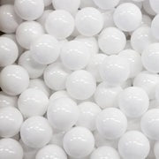Soft Play Bälle 500 Stück – weiße Bällebad-Bälle 7 cm für Kinder – Produktbild 1