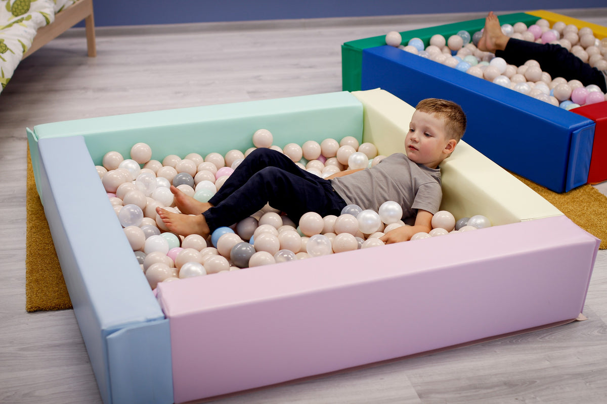 Softplay-Bällebad – Helle Pastellfarben – Produktbild 3