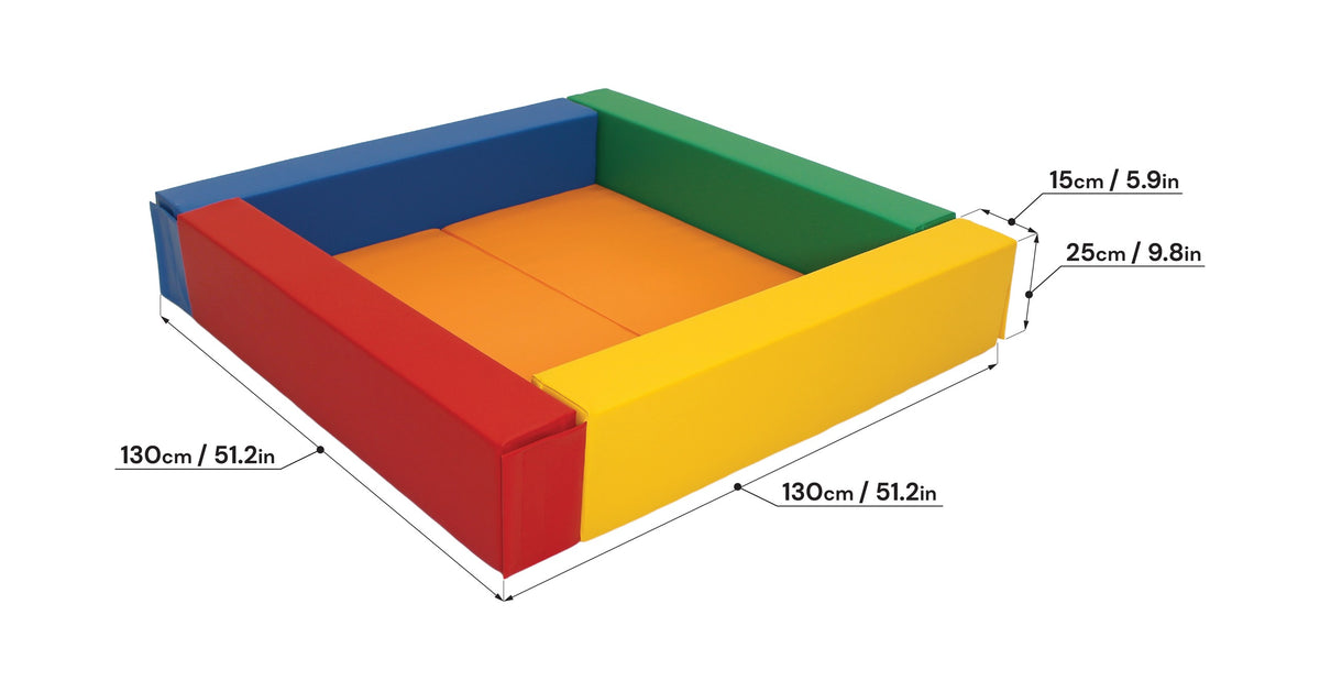 Softplay-Bällebad – Mehrfarbig – Produktbild 4