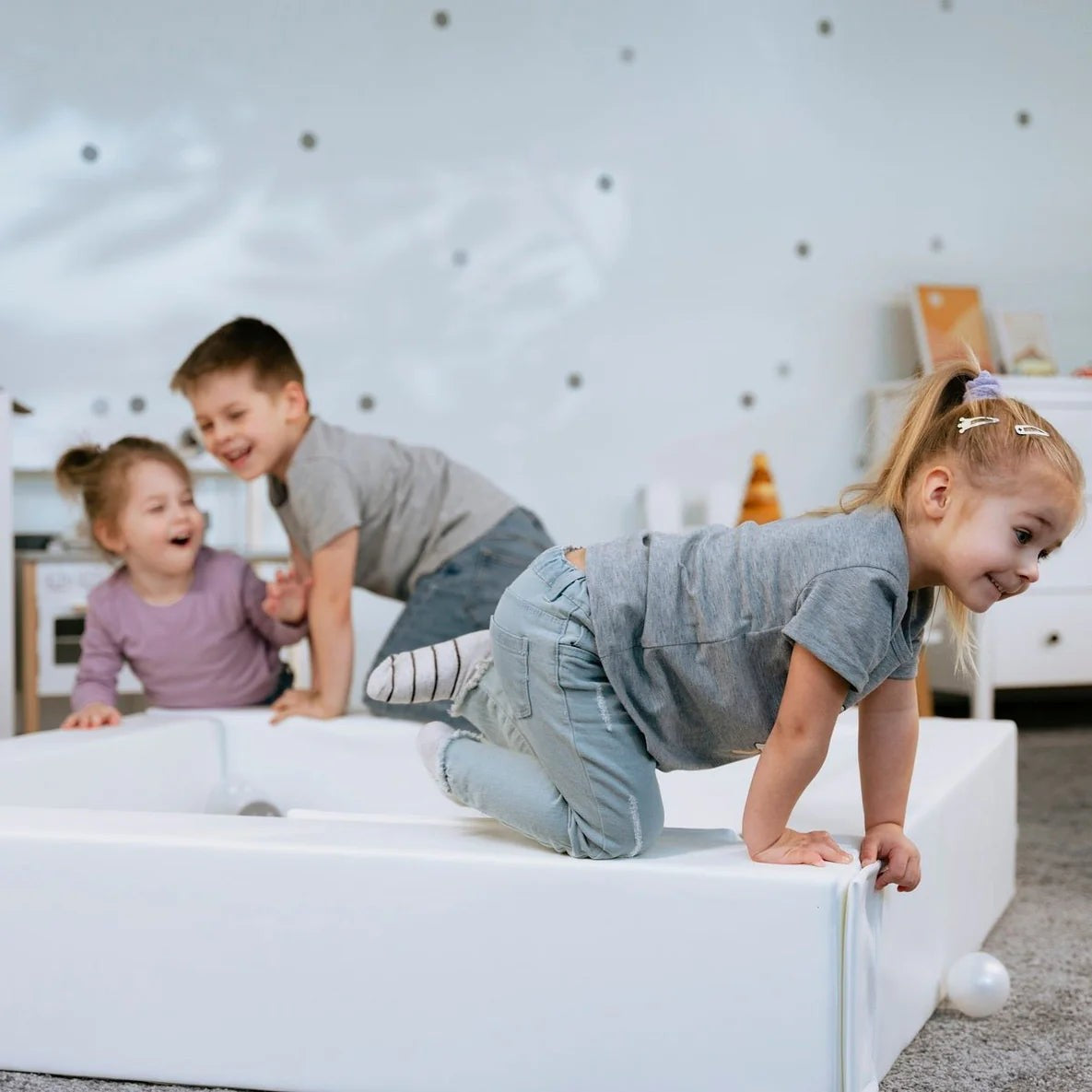 Softplay-Bällebad – Weiß – Produktbild 4
