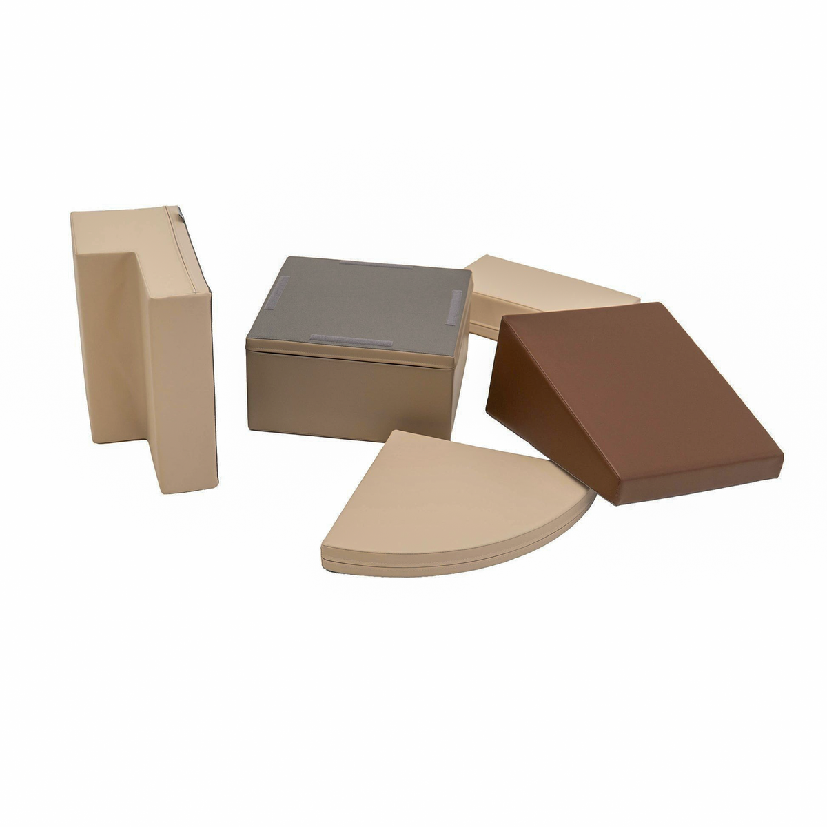 IGLU Softplay 5-teilig Corner Climber Chocolate Dune – Einzelteile