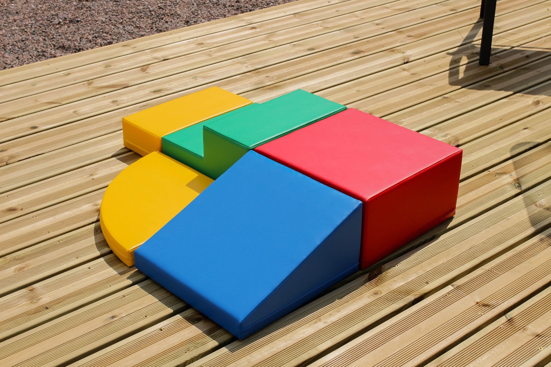 Softplay-Schaumstoffbausteine, 5-teilig – Corner Climber, mehrfarbig – Produktbild 3