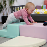 Softplay Kletterset helle Pastellfarben – 5-teiliges Corner Climber Schaumstoff-Set