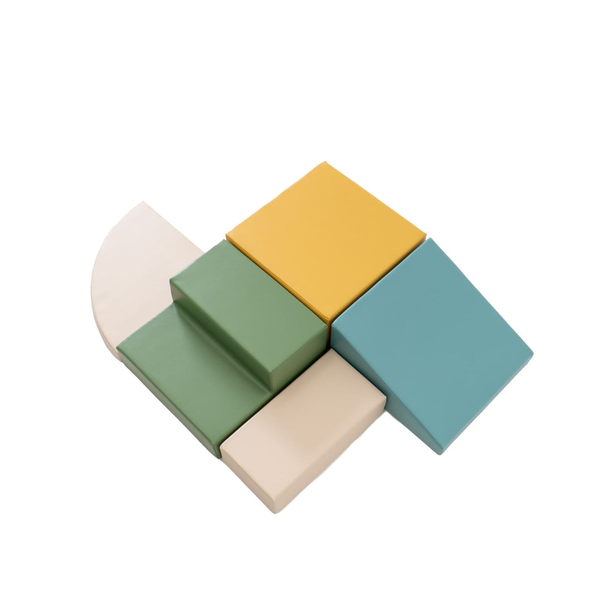 IGLU Soft Play 5 Foam Block Set - Pastel Turquoise Corner Climber, photo 6
