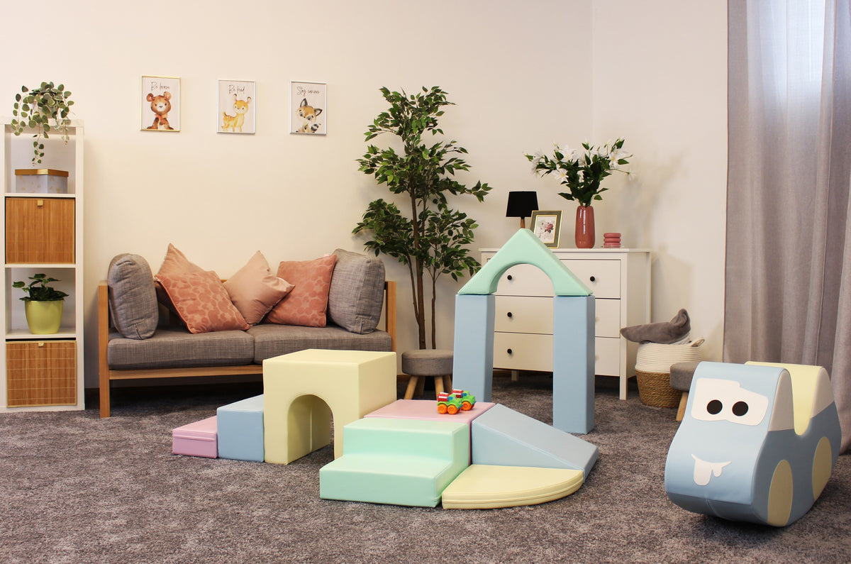 IGLU Soft Play 10 Foam Block Set - Light Pastel Creativity, photo 6