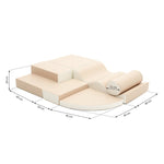 Softplay-Schaumstoffbausteine, 6-teilig – Explorer in Beige – Produktbild 3