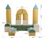 Fortress Soft Play Set – Pastel Turquoise