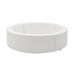Round Soft Play Ball Pit – White