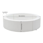 Round Soft Play Ball Pit – White